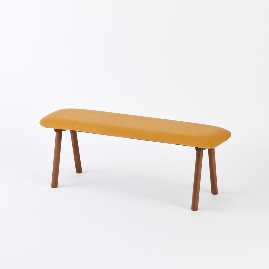 KUUM Bench Brown Wooden Frame クーム ベンチ