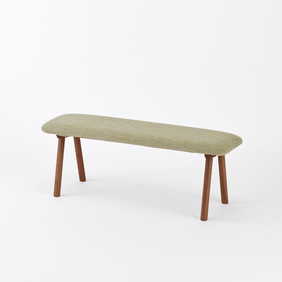 KUUM Bench Brown Wooden Frame クーム ベンチ