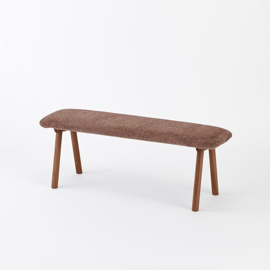 KUUM Bench Brown Wooden Frame クーム ベンチ