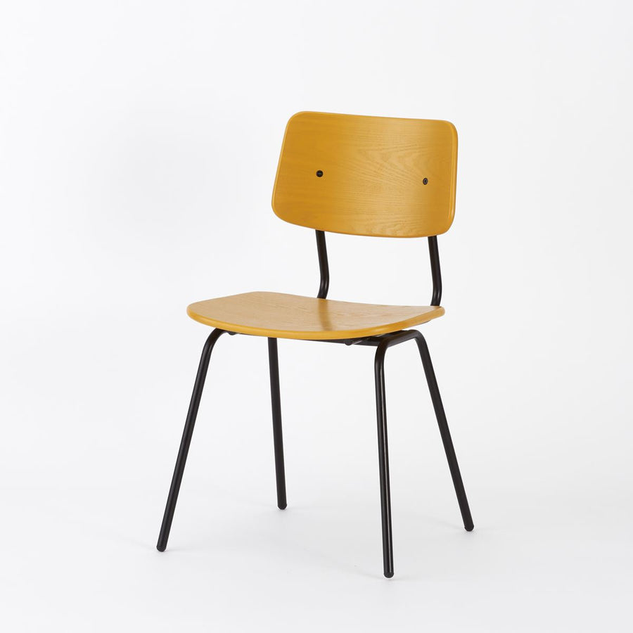 KUUM Chair shikaku Black Steel Frame Color Back クーム チェア シカク