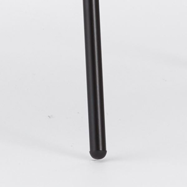 KUUM Chair shikaku Black Steel Frame Cushion Black Back クーム チェア シカク