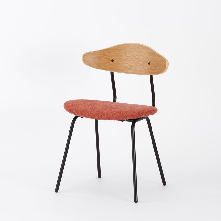 KUUM Chair kinoco Black Steel Frame Cushion Natural Back クーム チェア キノコ