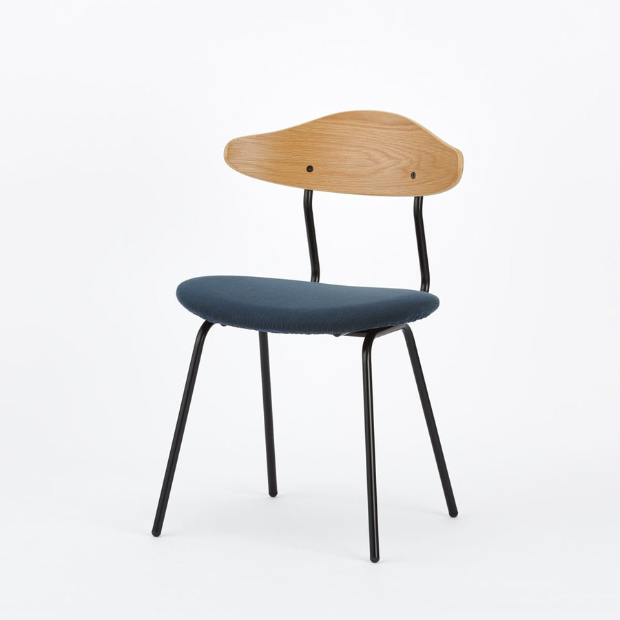 KUUM Chair kinoco Black Steel Frame Cushion Natural Back クーム チェア キノコ