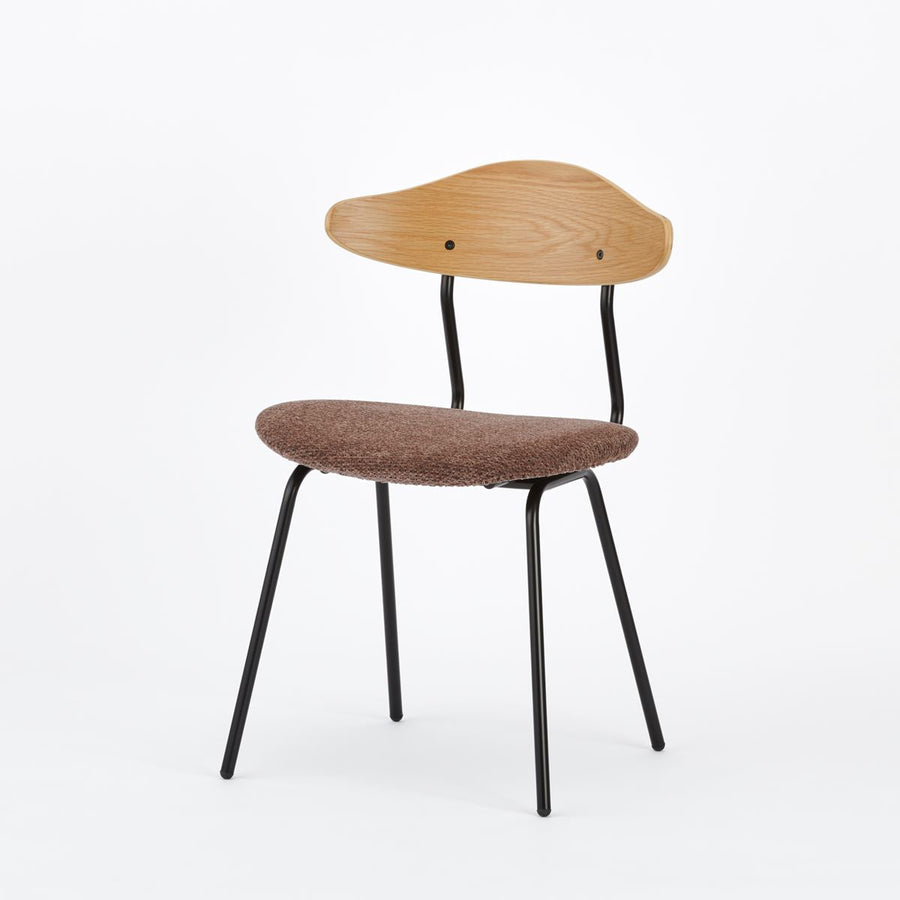 KUUM Chair kinoco Black Steel Frame Cushion Natural Back クーム チェア キノコ