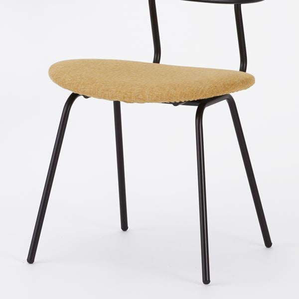 KUUM Chair kinoco Black Steel Frame Cushion Black Back クーム チェア キノコ