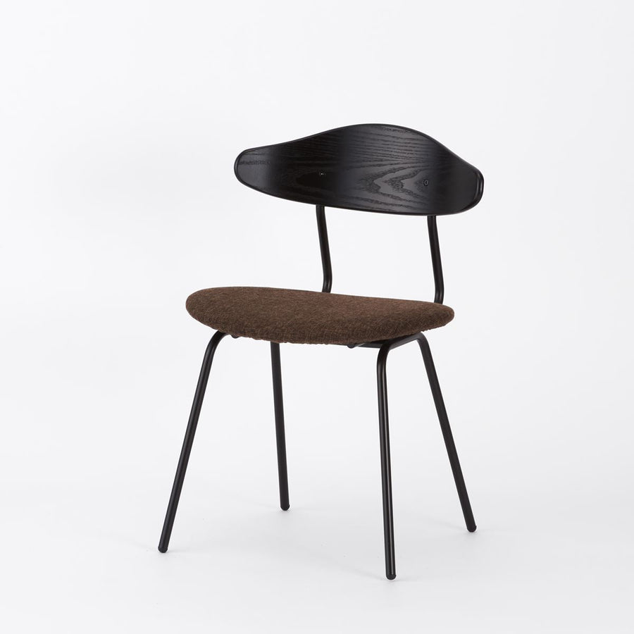 KUUM Chair kinoco Black Steel Frame Cushion Black Back クーム チェア キノコ