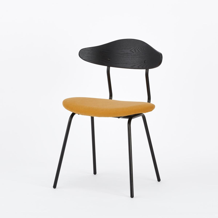 KUUM Chair kinoco Black Steel Frame Cushion Black Back クーム チェア キノコ