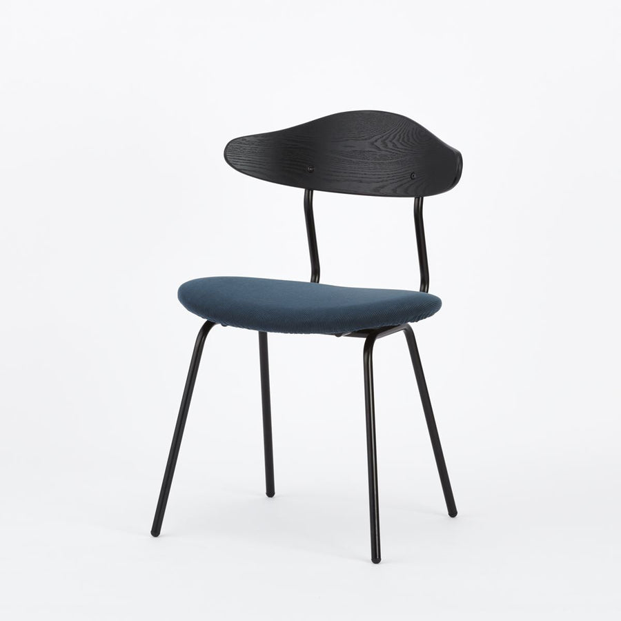 KUUM Chair kinoco Black Steel Frame Cushion Black Back クーム チェア キノコ