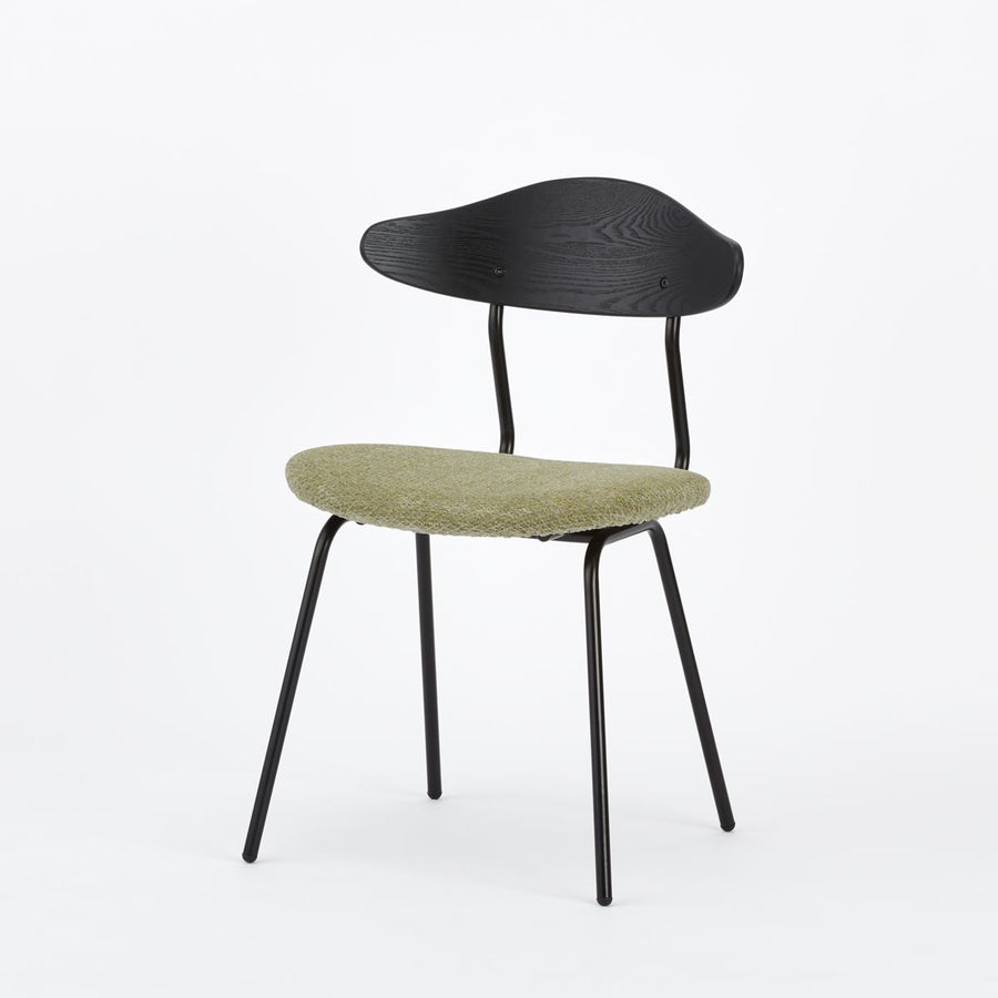 KUUM Chair kinoco Black Steel Frame Cushion Black Back クーム チェア キノコ