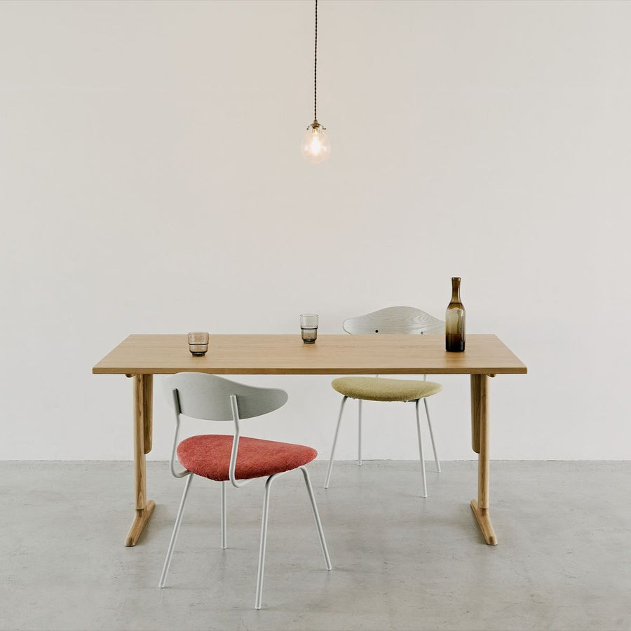 KUUM Chair kinoco Gray White Steel Frame Cushion Gray White Back クーム チェア キノコ