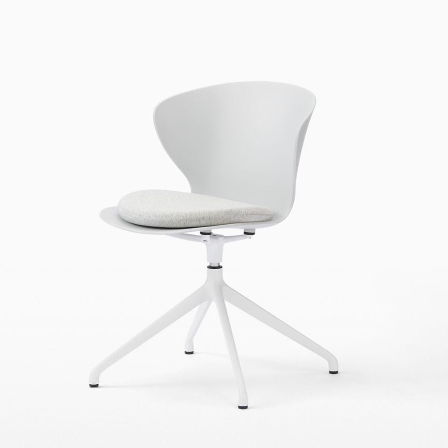 Smooth Round Chair White Legs スムースラウンドチェア ホワイト脚