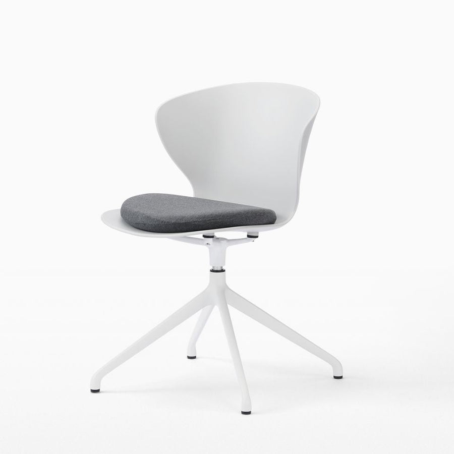 Smooth Round Chair White Legs スムースラウンドチェア ホワイト脚