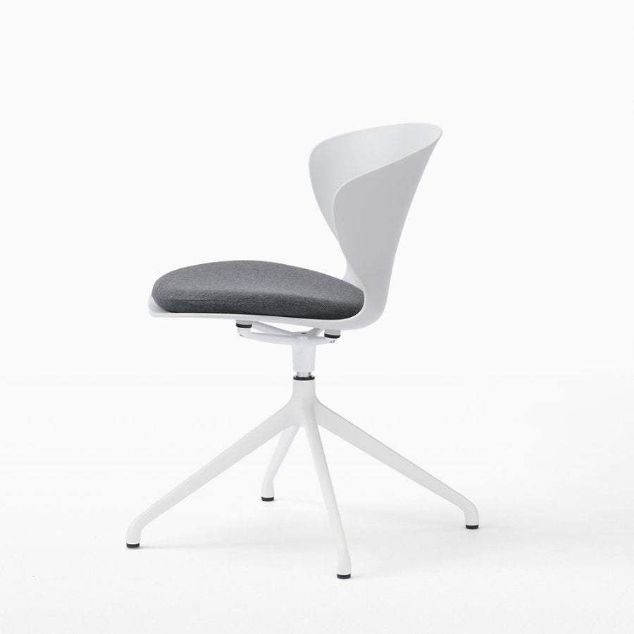 Smooth Round Chair White Legs スムースラウンドチェア ホワイト脚