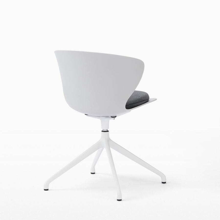 Smooth Round Chair White Legs スムースラウンドチェア ホワイト脚