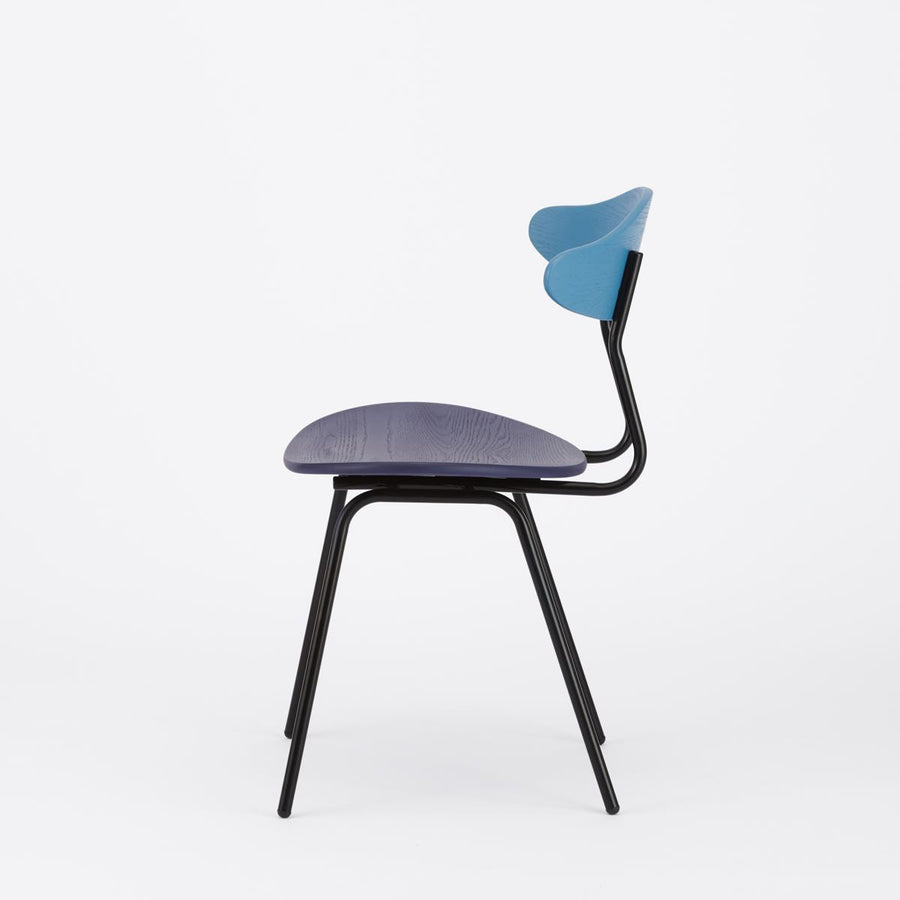KUUM Chair kinoco Blue x Violet x Black Steel Frame クーム チェア キノコ