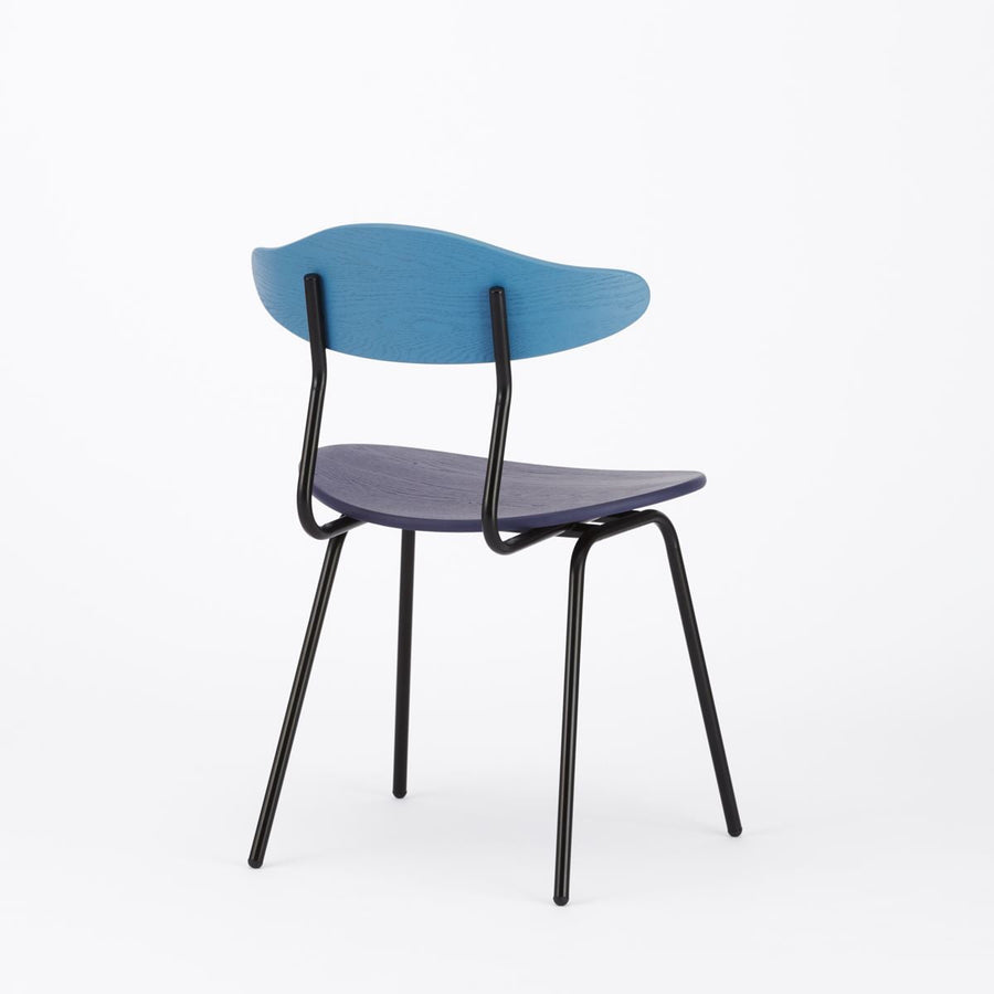 KUUM Chair kinoco Blue x Violet x Black Steel Frame クーム チェア キノコ