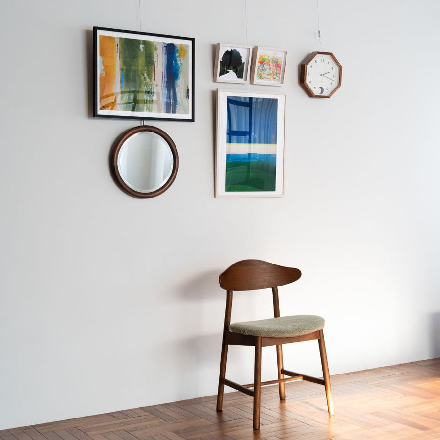 KUUM Chair kinoco Brown Wooden Frame Cushion クーム チェア キノコ