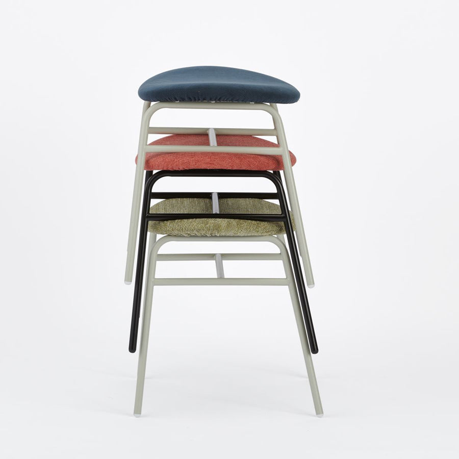 KUUM Stool kinoco Black Steel Frame Cushion クーム スツール キノコ