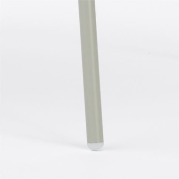KUUM Stool shikaku Gray White Steel Frame Colored Wooden Seat クーム スツール シカク