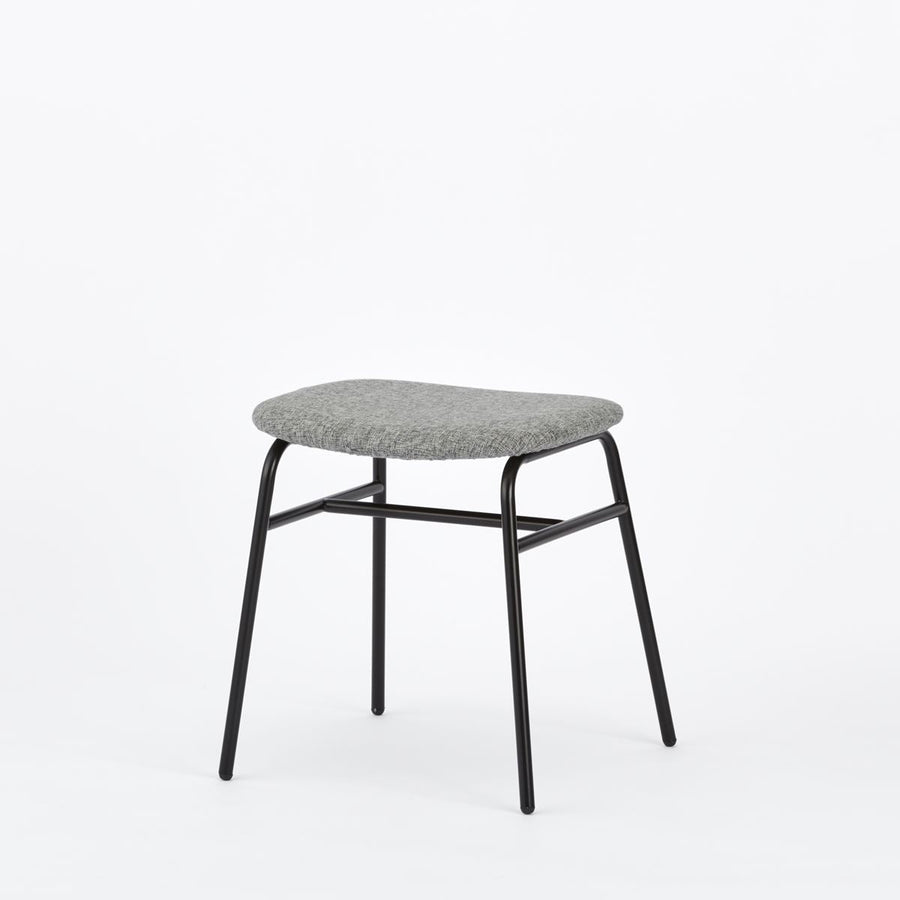 KUUM Stool shikaku Black Steel Frame Cushion クーム スツール シカク