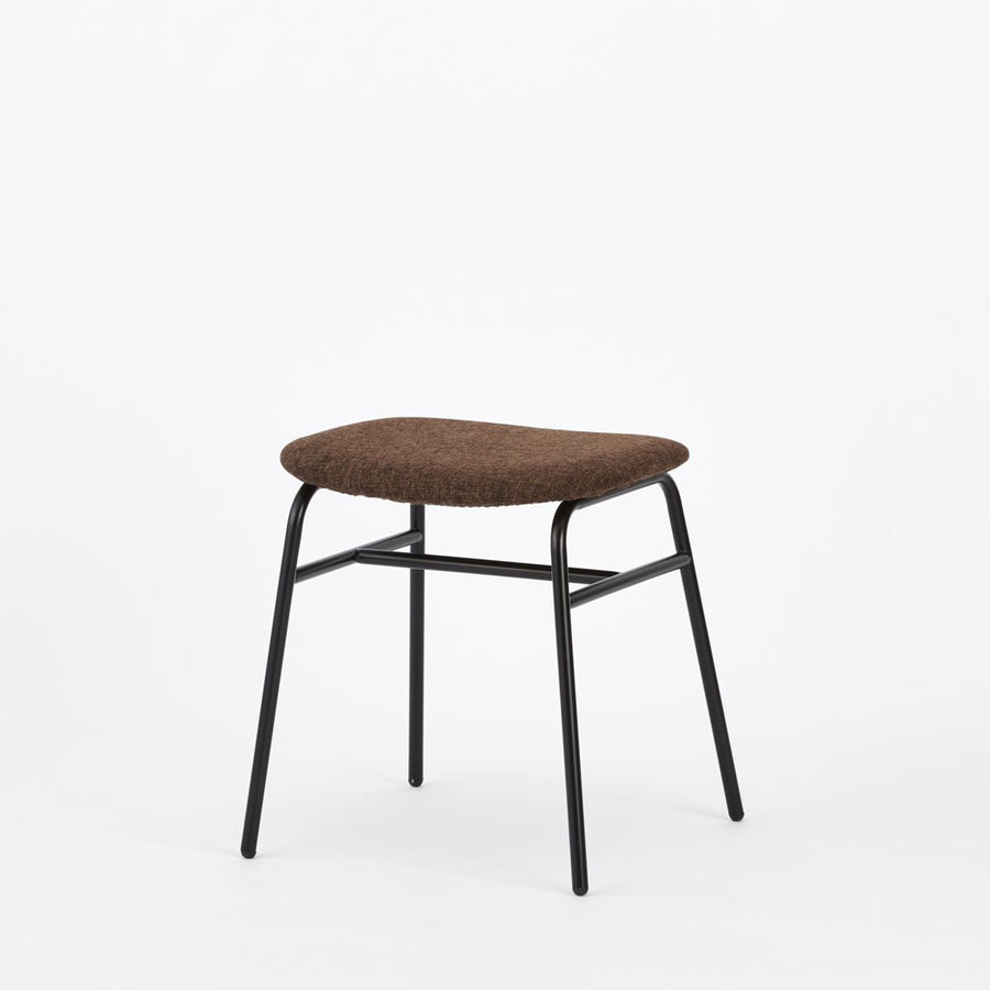 KUUM Stool shikaku Black Steel Frame Cushion クーム スツール シカク