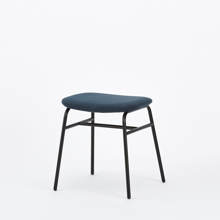 KUUM Stool shikaku Black Steel Frame Cushion クーム スツール シカク