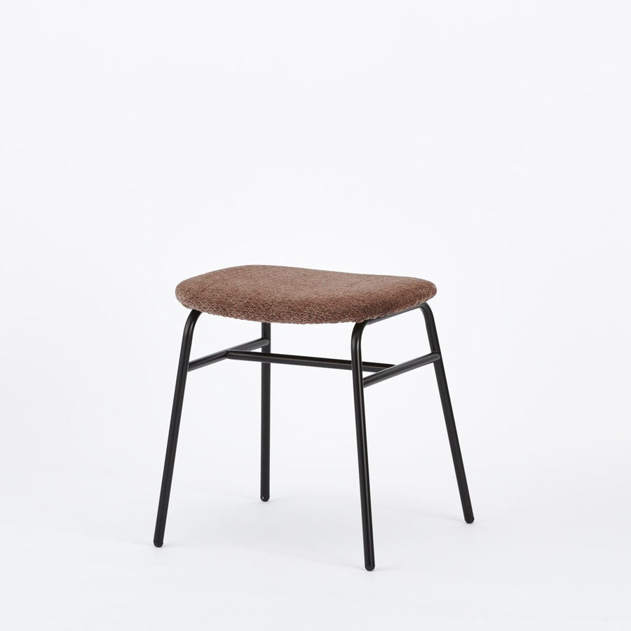 KUUM Stool shikaku Black Steel Frame Cushion クーム スツール シカク