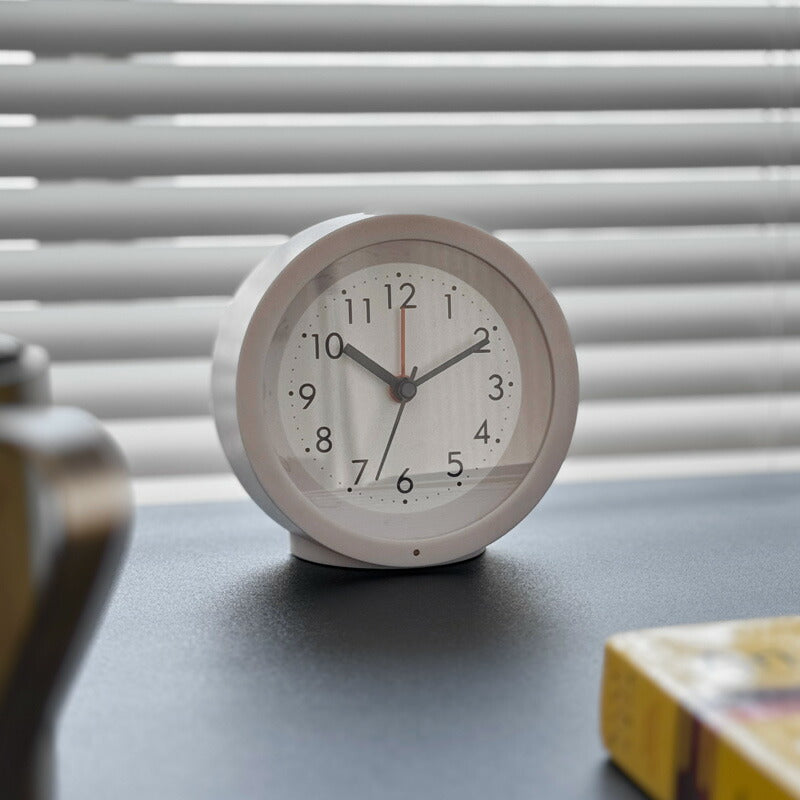 ラウンド アラーム テーブルクロック 目覚まし時計