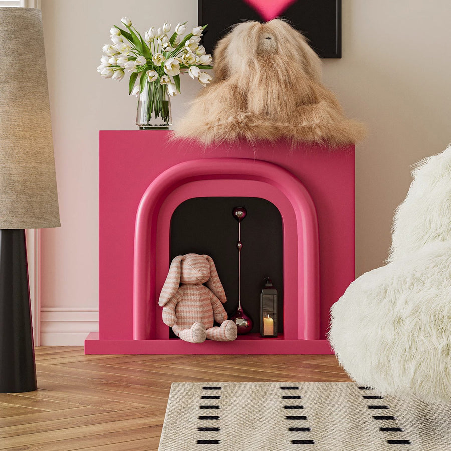 Wooden mantelpiece