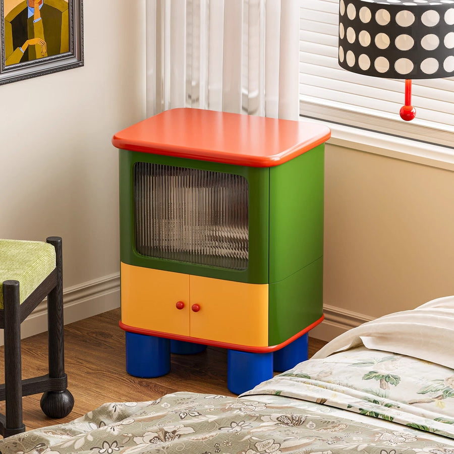 Mailbox style night table