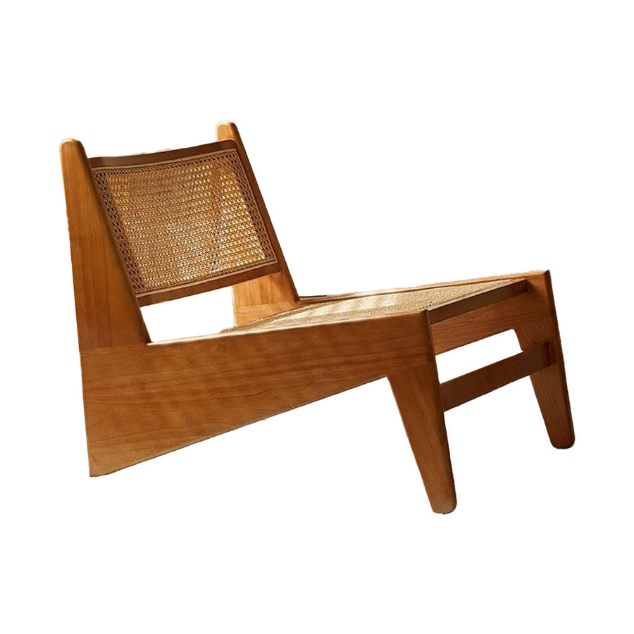 Rattan wood dining chair