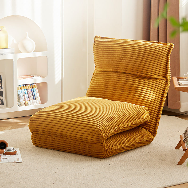 Corduroy high back folding sofa bed
