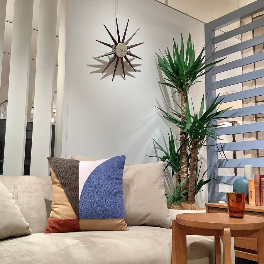 George Nelson Sunburst Clock ウォルナット 時計
