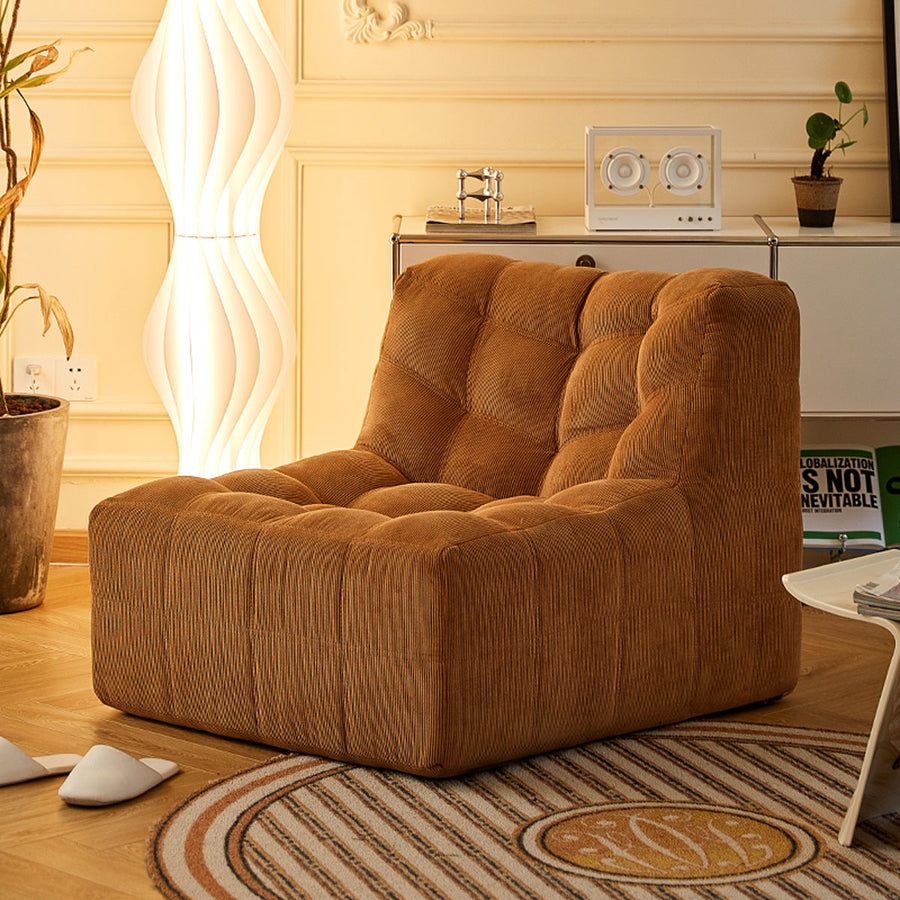 Corduroy modular sofa