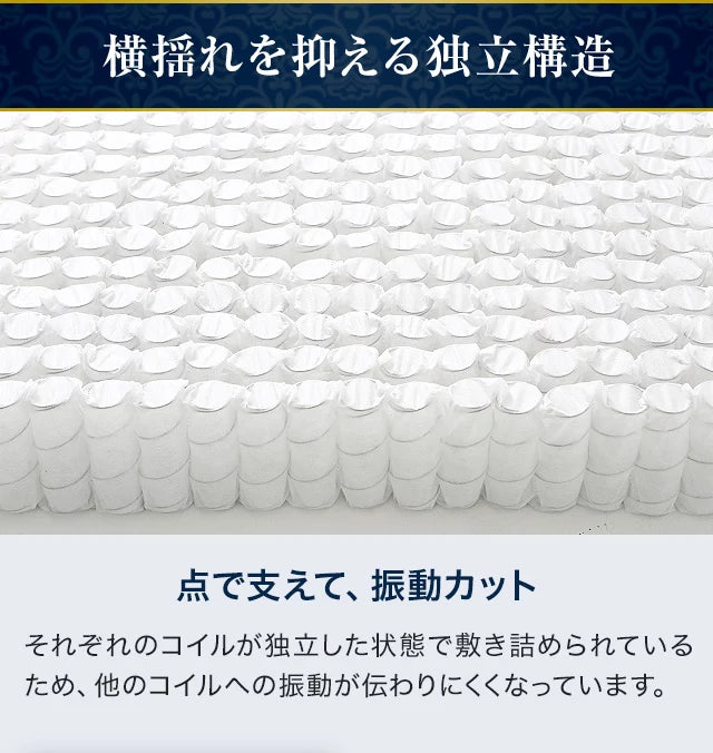 Firm sleeping comfort Ultra high density 3 zone mattress D