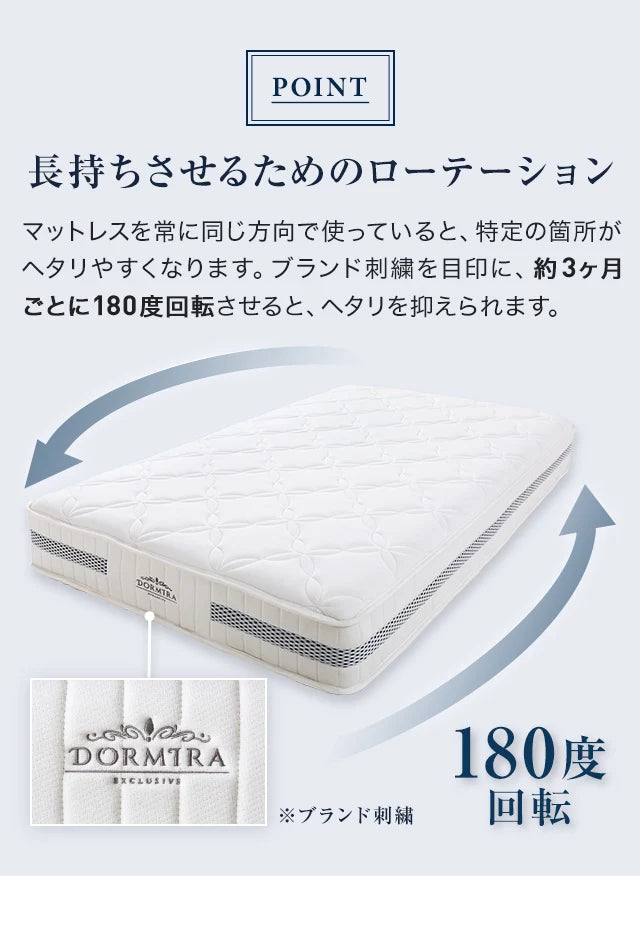 Firm sleeping comfort Ultra high density 3 zone mattress D