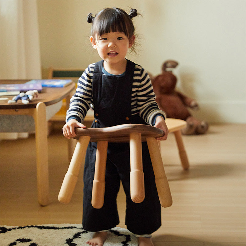 Wooden stool for kids