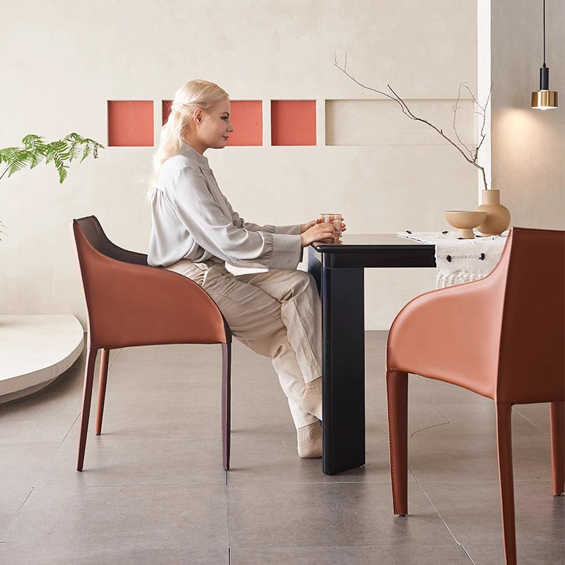 Saddle Leather Comfort Chair