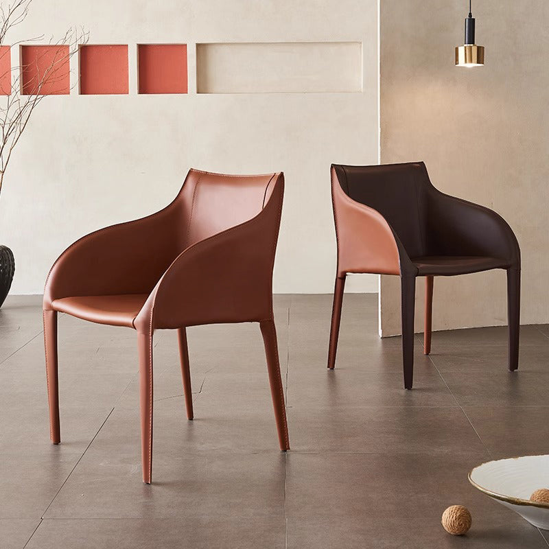 Saddle Leather Comfort Chair
