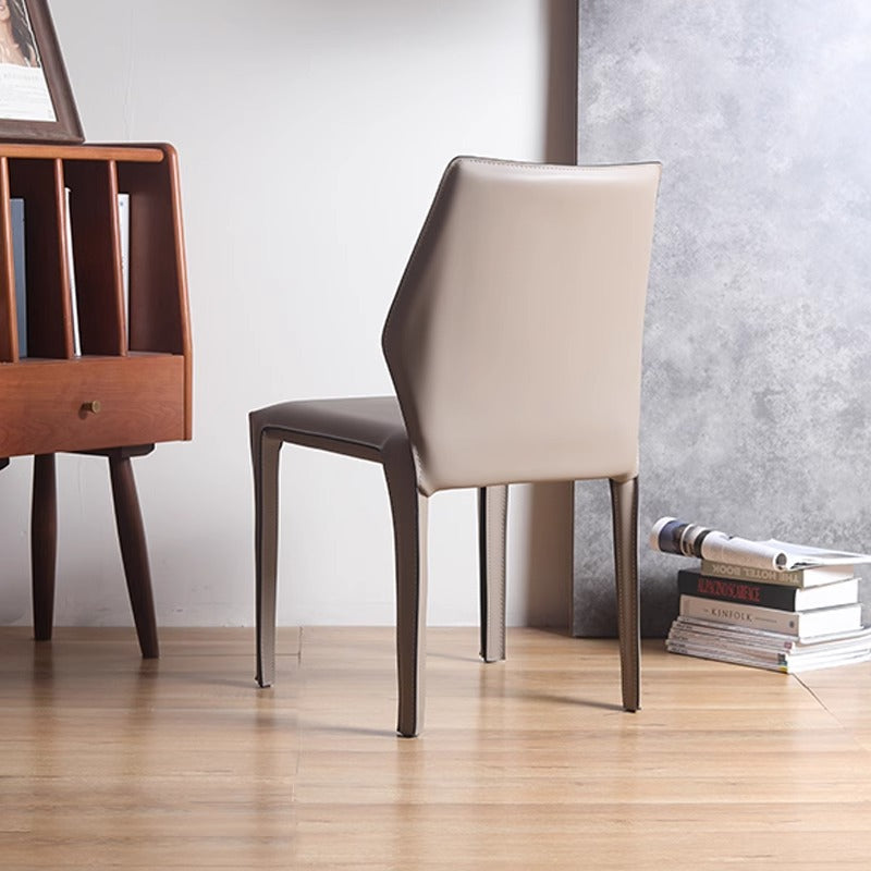 Chic Design Saddle Leather Dining Chair