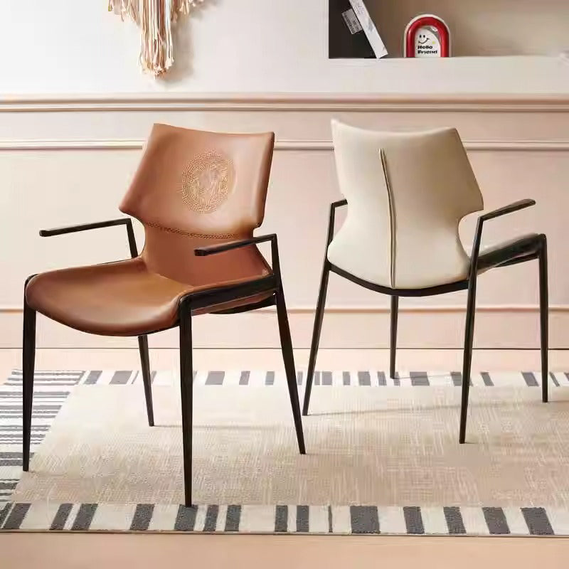 Italian modern design leather chair