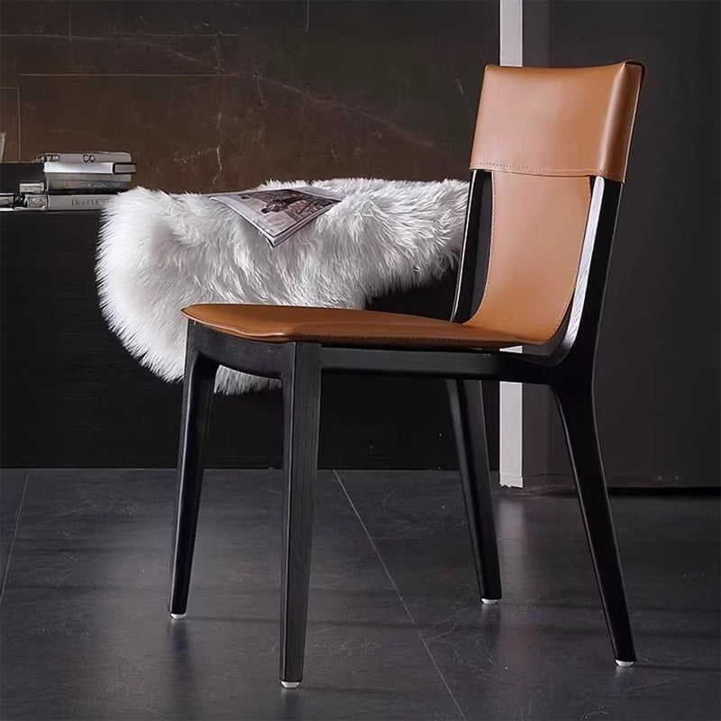 Italian modern wooden chair