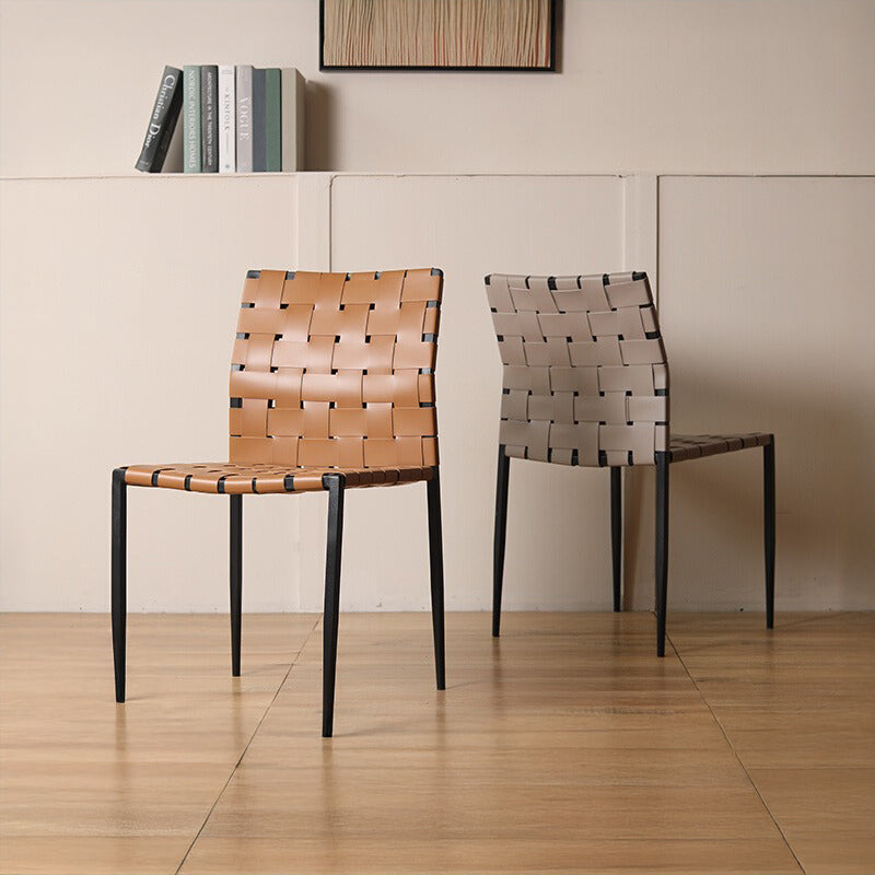 Mesh Leather Dining Chair