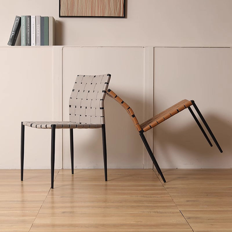Mesh Leather Dining Chair