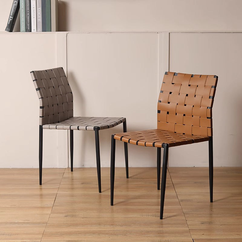 Mesh Leather Dining Chair