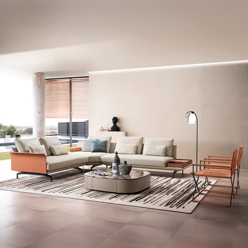 Leather-look living chair