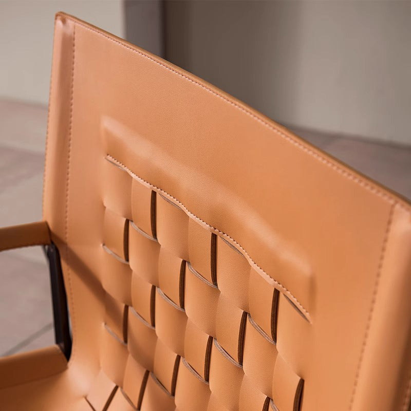 Leather-look living chair