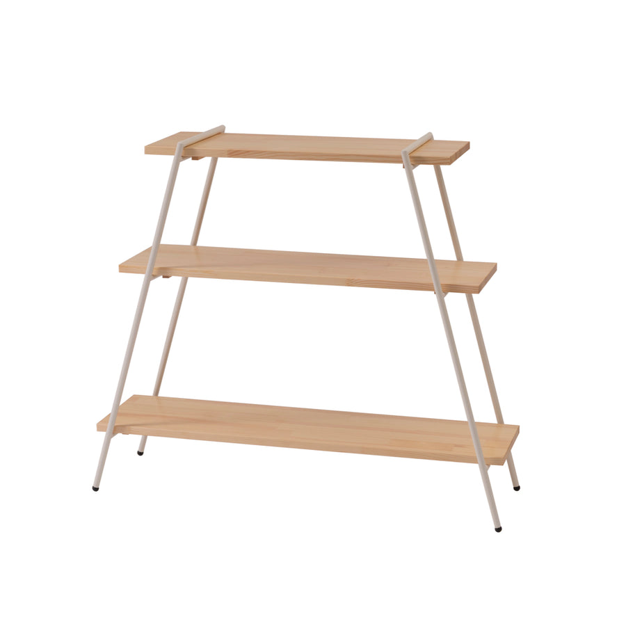 Iron Leg Rack, 3 Tiers, White