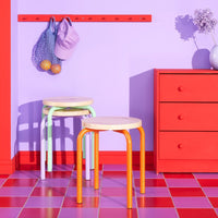 IKEA イケア　ドムステン スツール　ライラック　パイン材 DOMSTEN ドムステン スツール, ライラック/パイン材 - IKEA