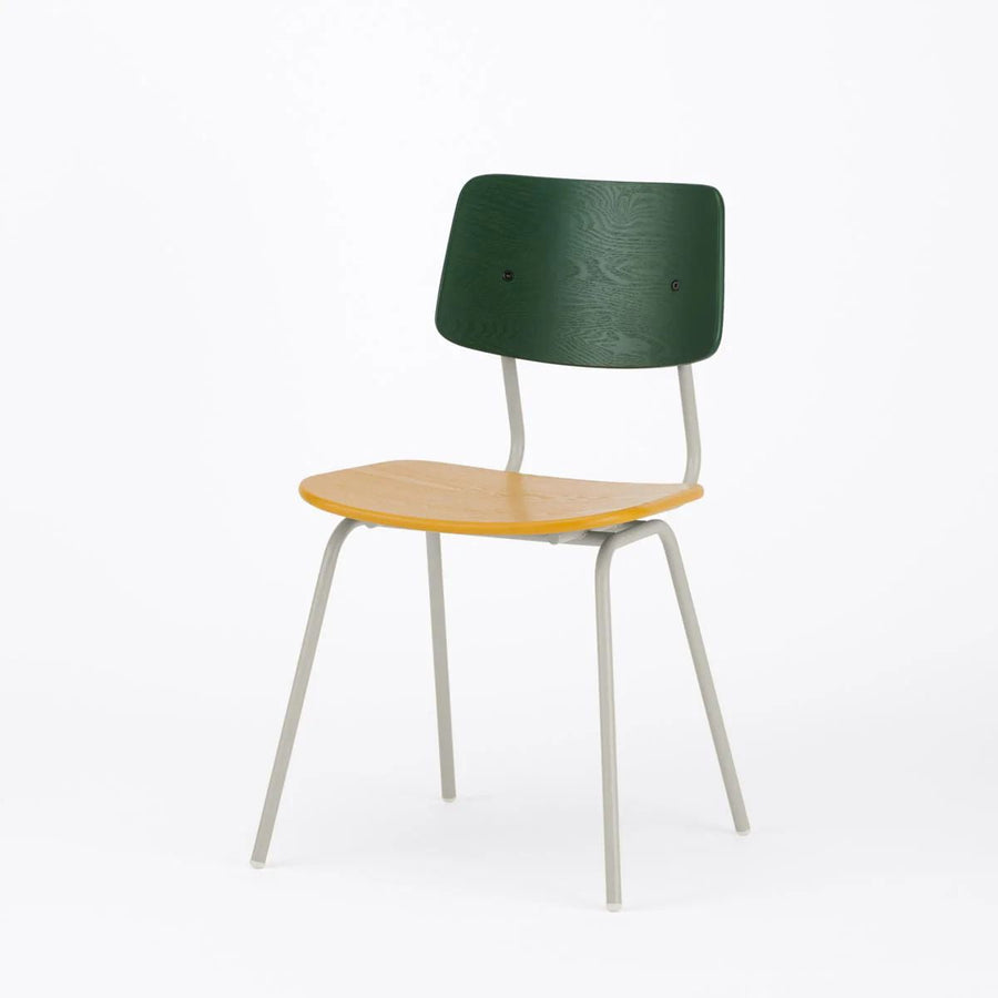 KUUM Round Table メラミン Gray 2人掛けダイニング セットB（3点セット)